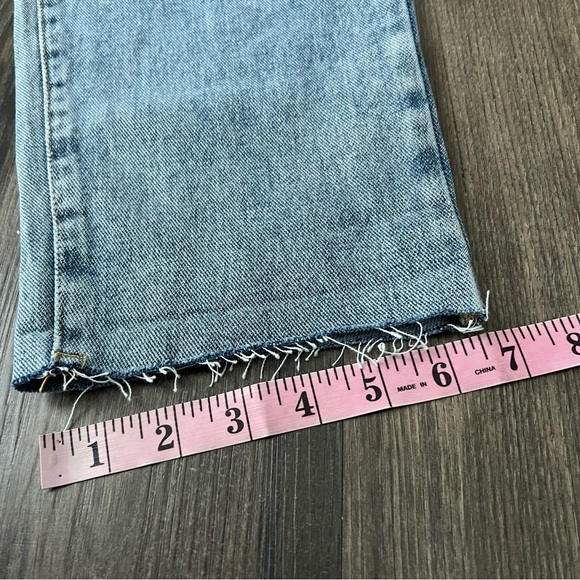 Simple Society NEW Mom Jean Highrise Roll Cuff Button Fly Jeans - Picture 13 of 16